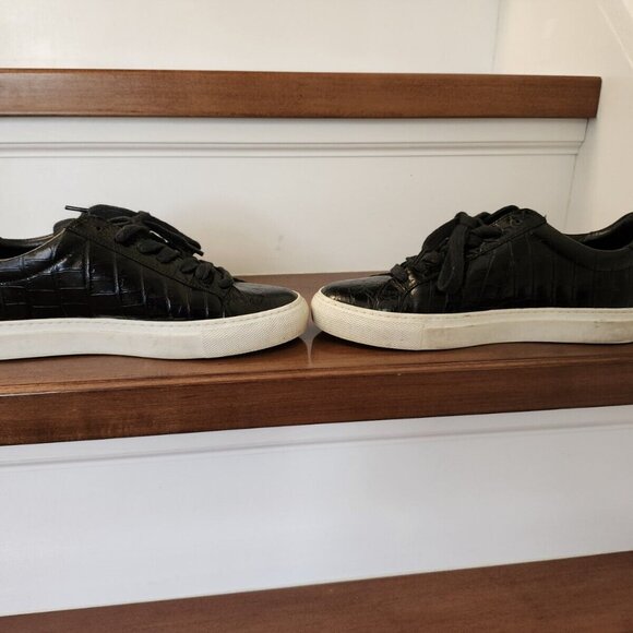 Givenchy women's black leather sneakers in size 36.5 - Picture 6 of 12
